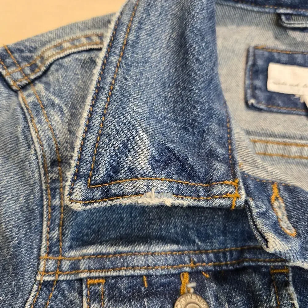 LOFT Girls Denim Jean Jacket Size XXS